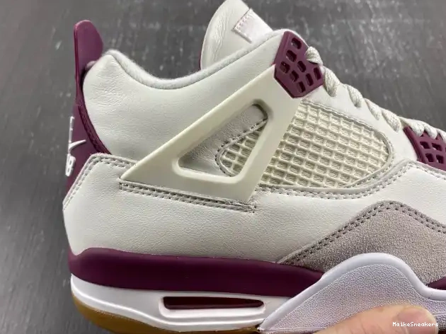 MaikeSneakers x Jordan 4 Sapphire DR5415-102 Red SB 0529